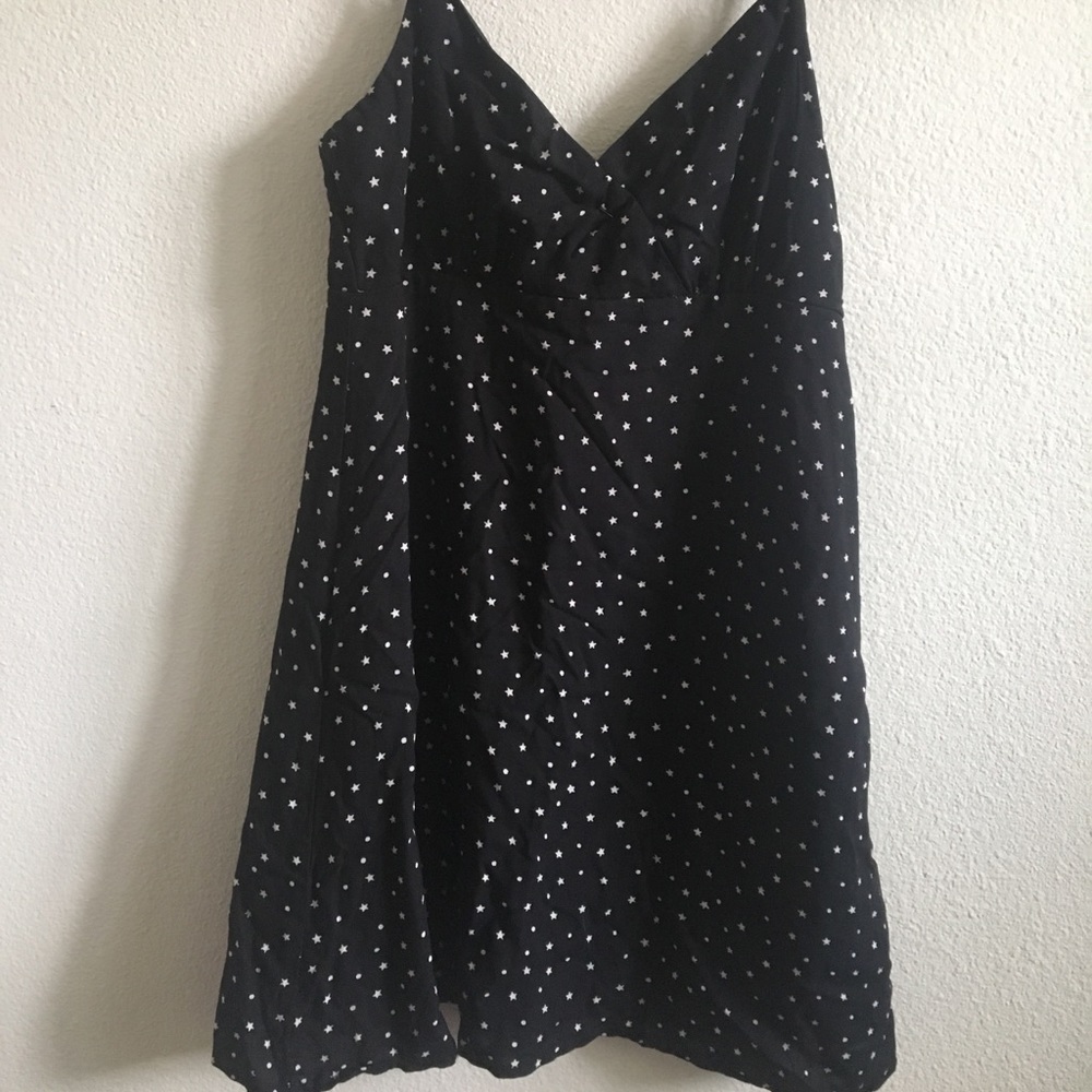 Dress with white stars